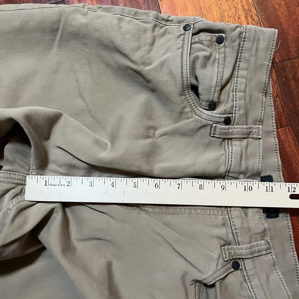 Banana Republic Pants Mens 34x30 Khaki Tan Chino Twill 5-Pocket Stretch 32x28 *